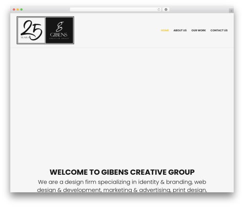 WordPress theme Divi - gibenscreativegroup.com