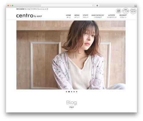 WordPress theme zect plus & centro - zect.jp