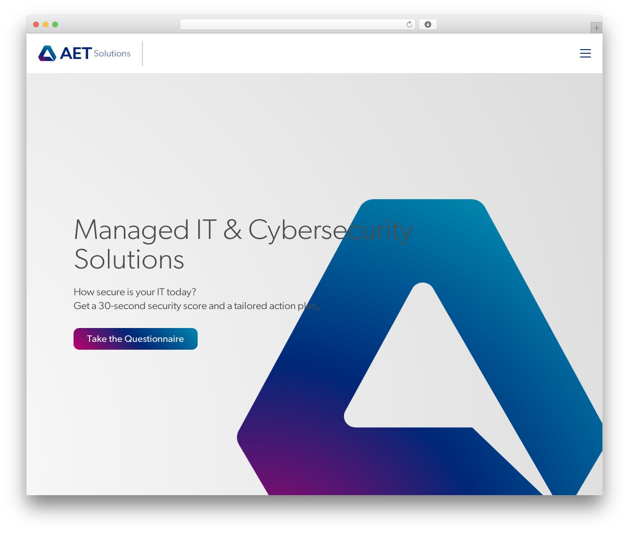 AET Solutions WordPress theme - aetsolutions.ca