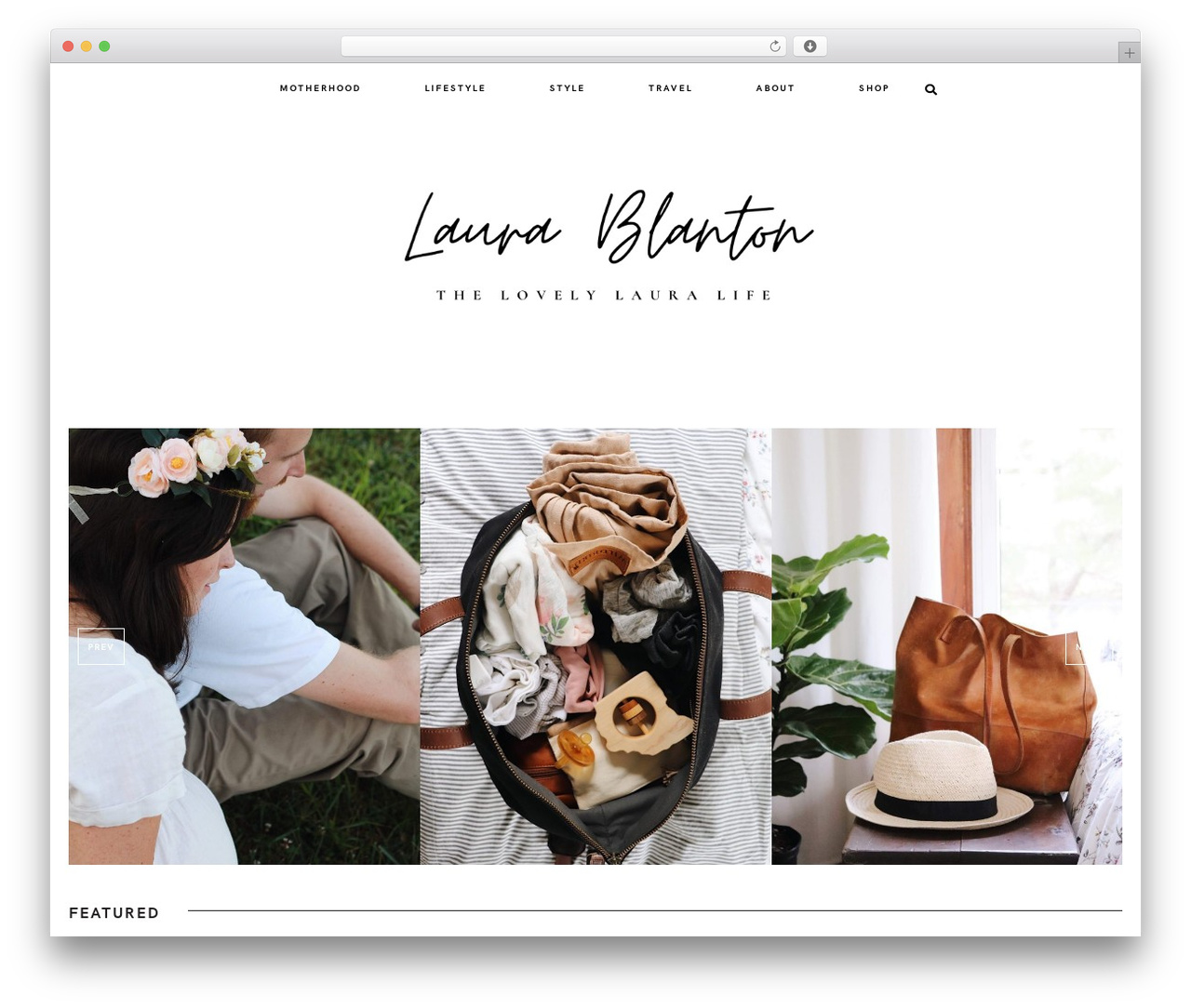 Genesis WordPress theme - thelovelylauralife.com