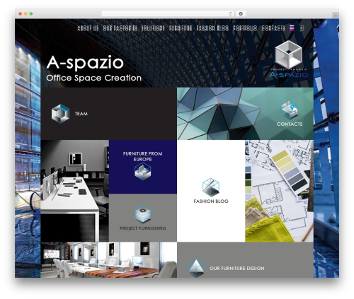 Ambient theme WordPress - a-spazio.ru