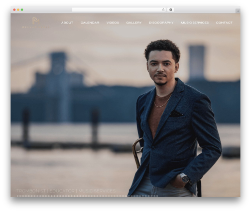 Best WordPress theme Micdrop - pallasmusic.com