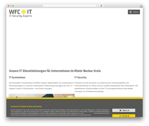 Best WordPress theme WFC IT - wfc-it.com