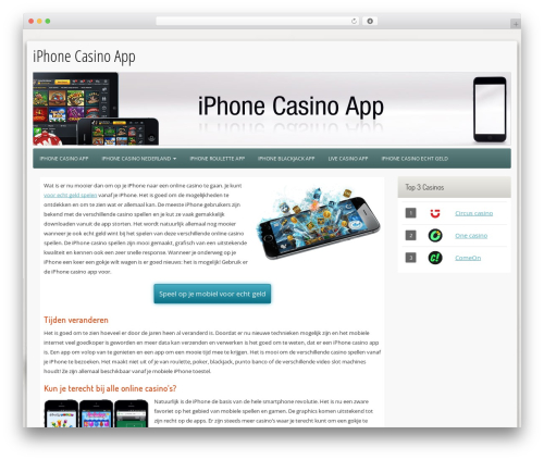 Best WordPress theme Mini Template - iphonecasinoapp.nl