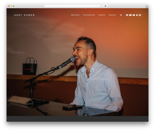 Best WordPress theme TheOne - gertzomer.nl