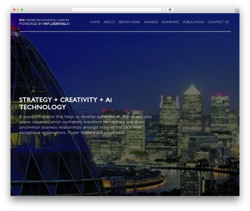 bpc business WordPress theme - britishpublishingcompany.com