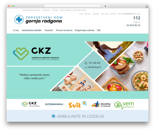Bridge WordPress theme - zd-gr.si