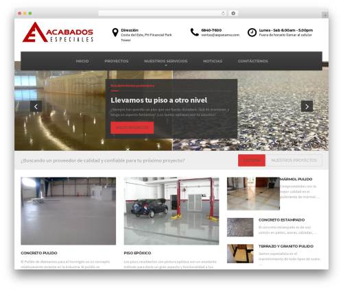 BuildPress WP Theme WordPress page theme - aepanama.com
