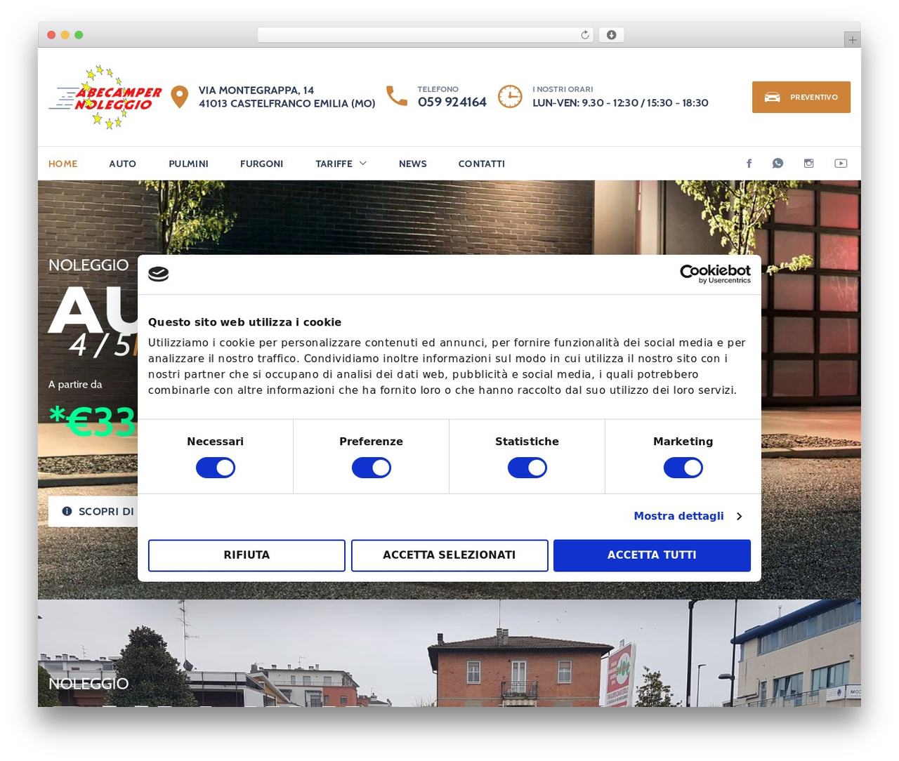 Corify WordPress theme - abecamper.net