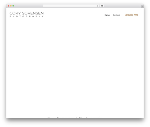 Create theme WordPress - corysorensen.com