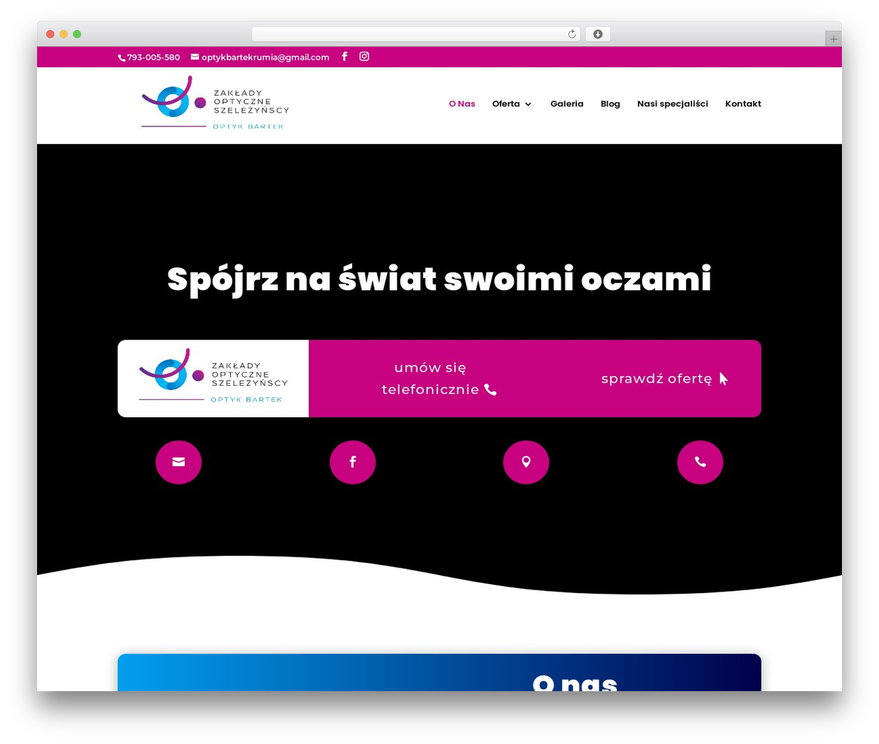 Divi theme WordPress - optykbartek.pl Divi theme WordPress - optykbartek.pl