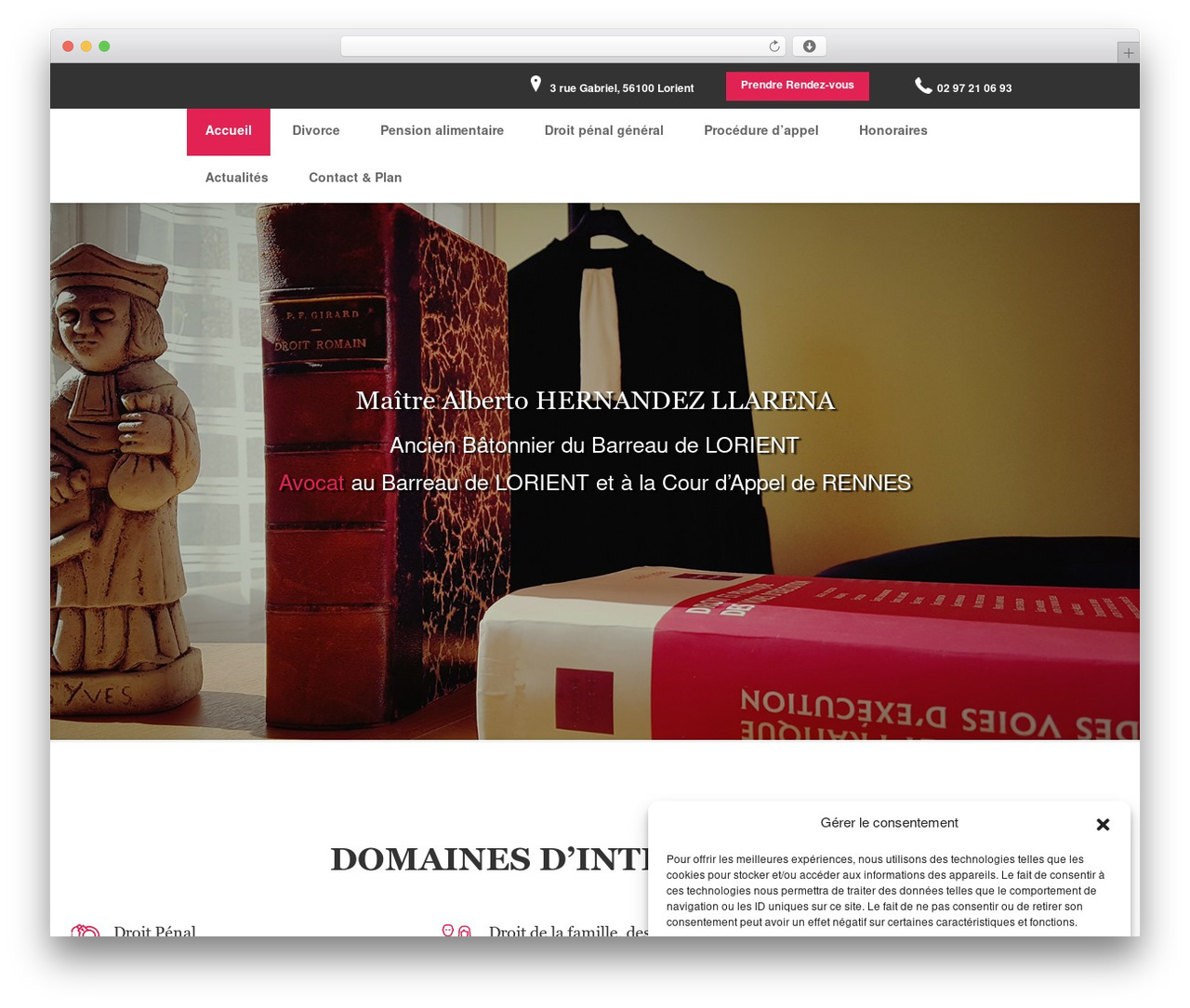 Divi WP theme - hernandez-avocats.com