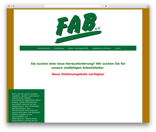 fab theme WordPress - fab-crimmitschau.de