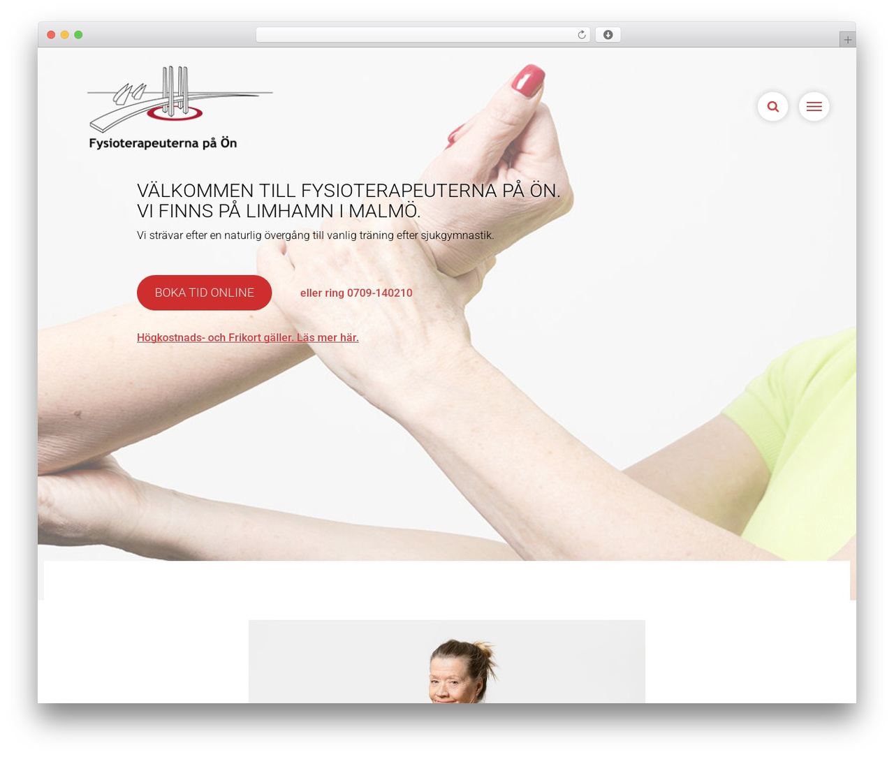 FmD WordPress theme - sjukgymnasterna.com