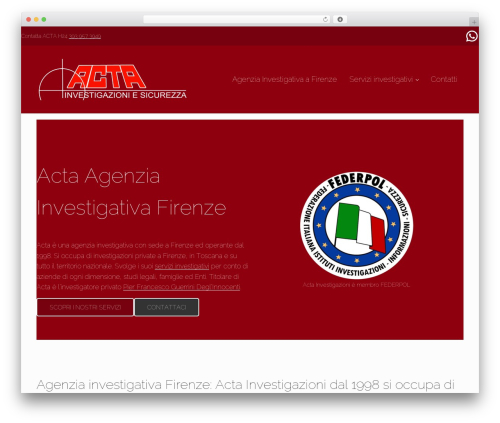 Wp waconnect WordPress plugin - actainvestigazioni.com