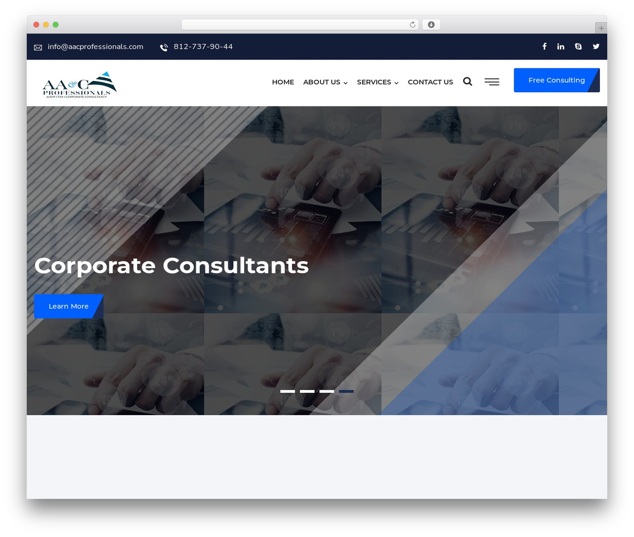 Globex Child WordPress theme - aacprofessionals.com