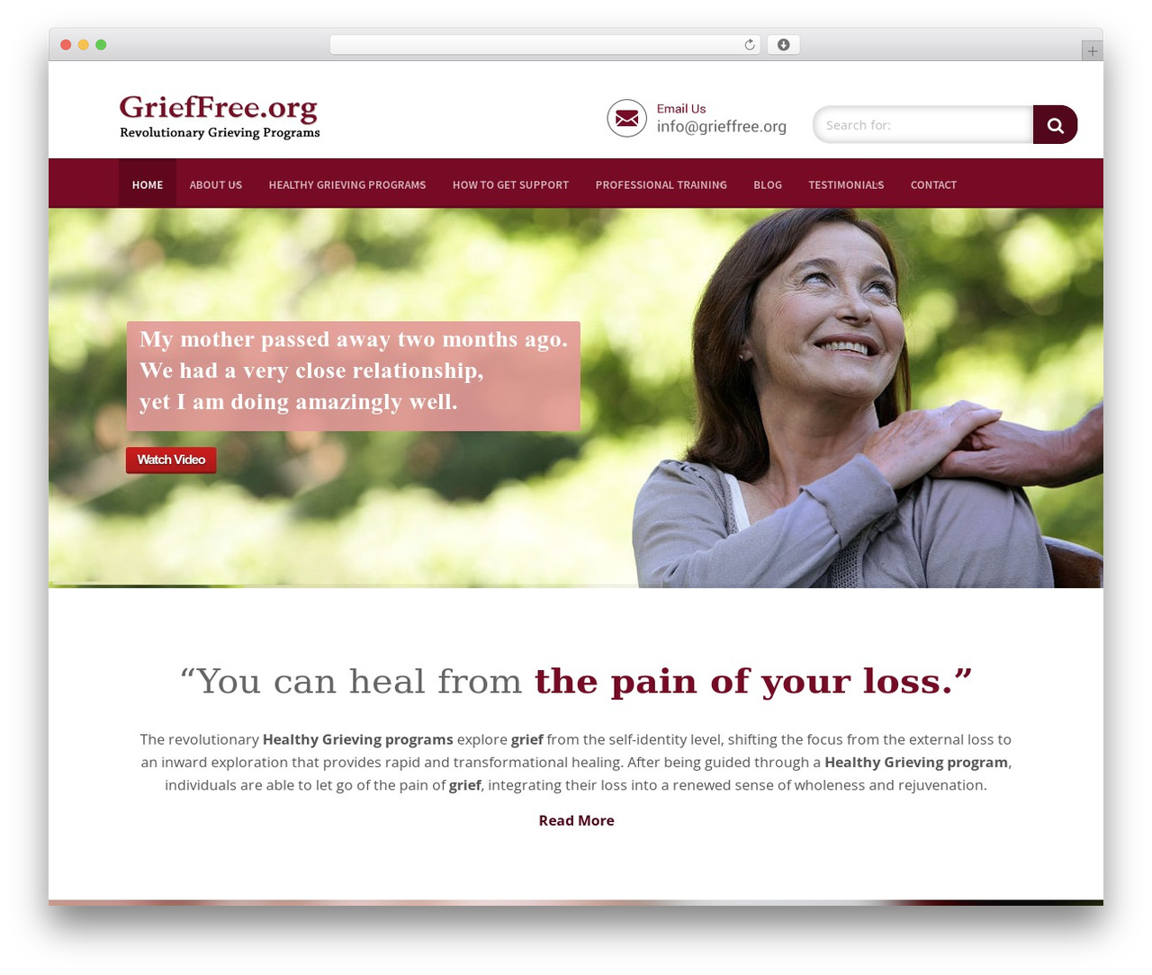 Grieffree theme WordPress - grieffree.org