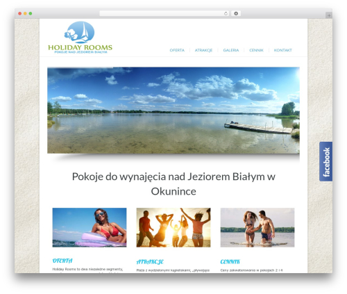 Halsey WordPress website theme - pokojenadbialym.pl
