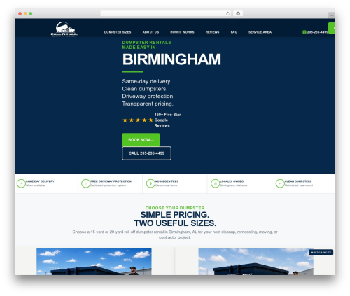 Wp ultimo WordPress plugin - callnhauldumpsters.com