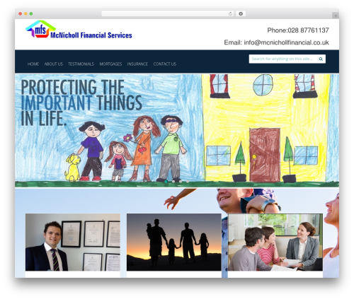 Inkness WordPress theme - mcnichollmortgages.co.uk