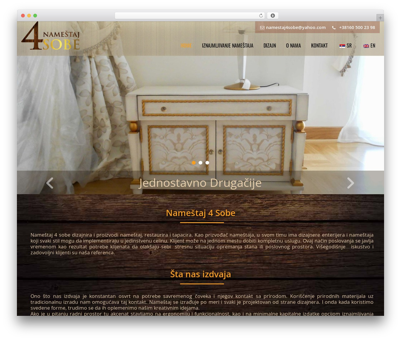 Interior Lite top WordPress theme - namestaj4sobe.rs
