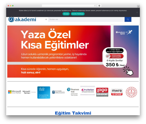 MasterStudy WordPress theme - iakademi.com