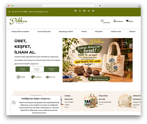 Melania WordPress theme - dukkanankara.com