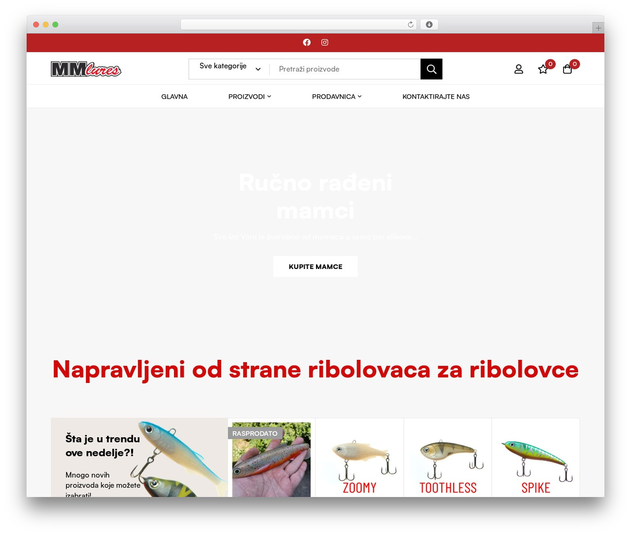 Minimog top WordPress theme - mmlures-shop.com