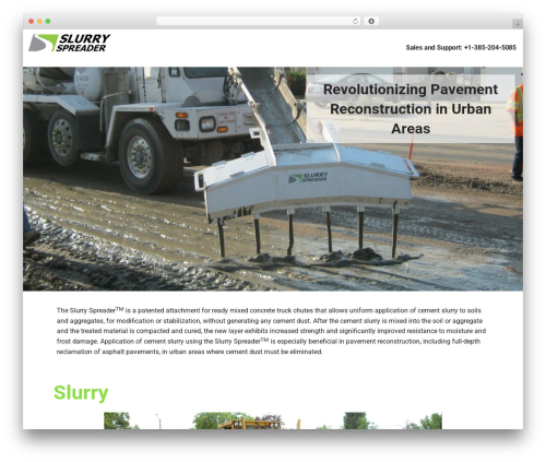 Mins best WordPress theme - slurryspreader.com
