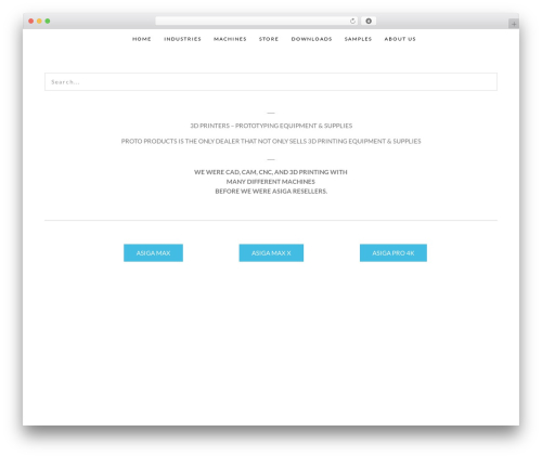 Monali WordPress theme - protoproducts.com