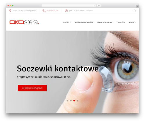 Monstroid2 WordPress website theme - optyk-okosfera.pl