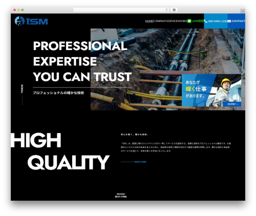 MRP WordPress website theme - ism8910.com
