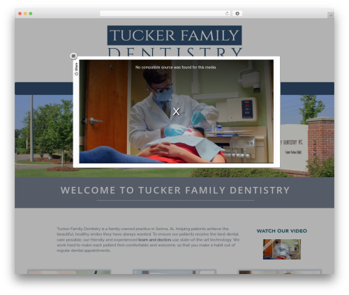 Next Foundations theme WordPress - tuckerfamilydentistryofselma.com