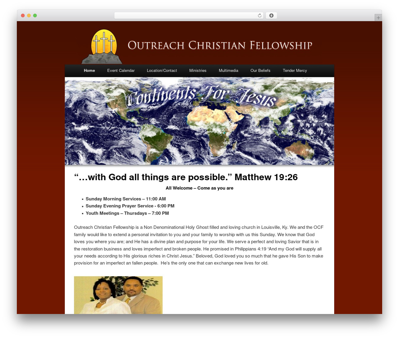 OCF-Custom WordPress theme - ocflouisville.org