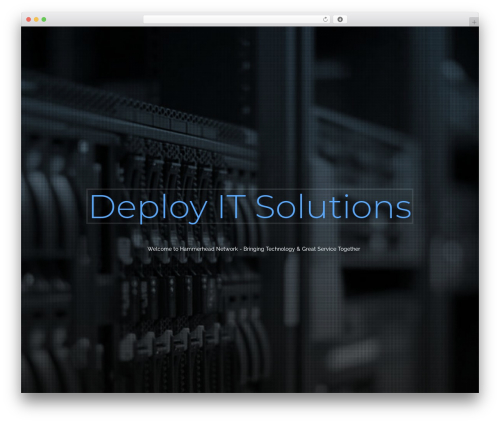 OneHost WordPress theme - hammerheadnetwork.com