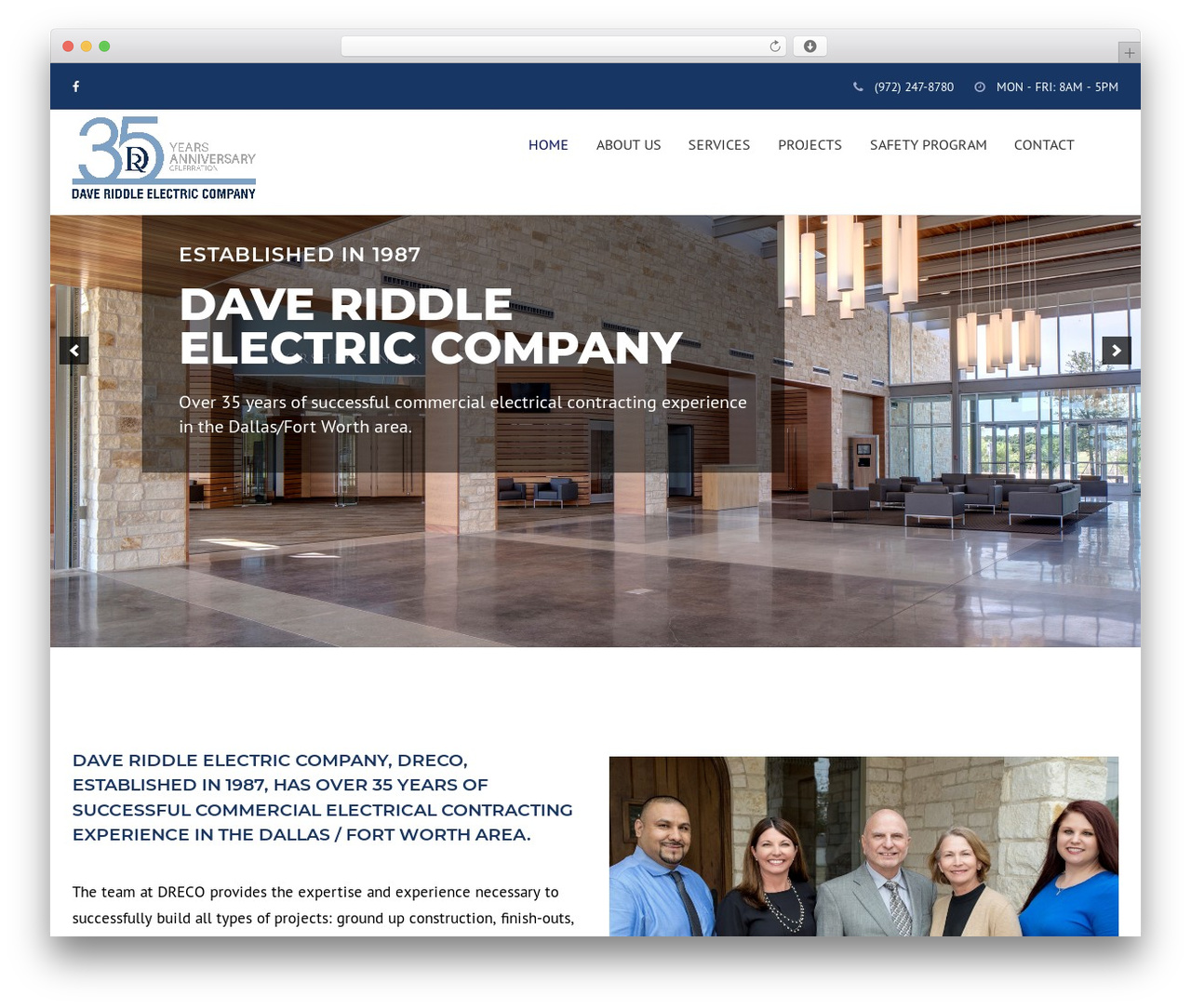 Piko Construct theme WordPress - riddleelectric.com