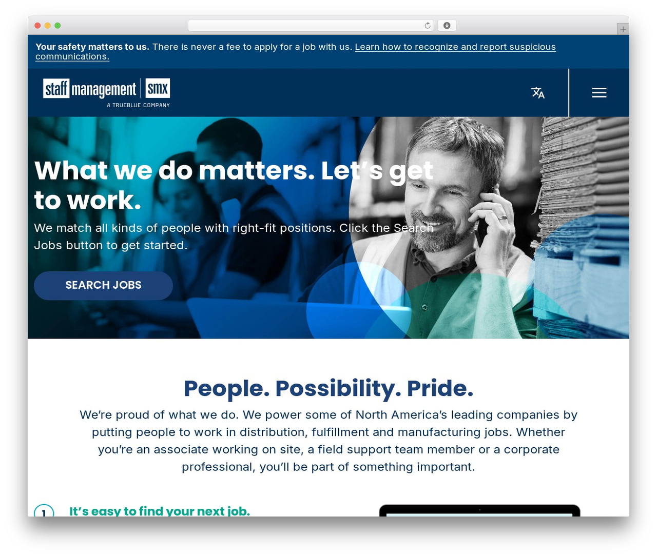 Pulp WordPress theme - apply.smjobs.com
