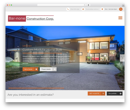 Reconstruction WordPress plugin - bar-none.ca