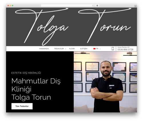 Sano theme WordPress - mahmutlardentist.com