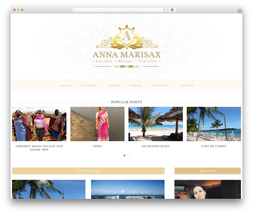 soledad theme WordPress - annamarisax.com