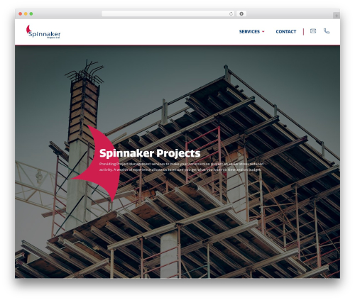 Spinnaker Projects WordPress theme - spinnakerprojects.com