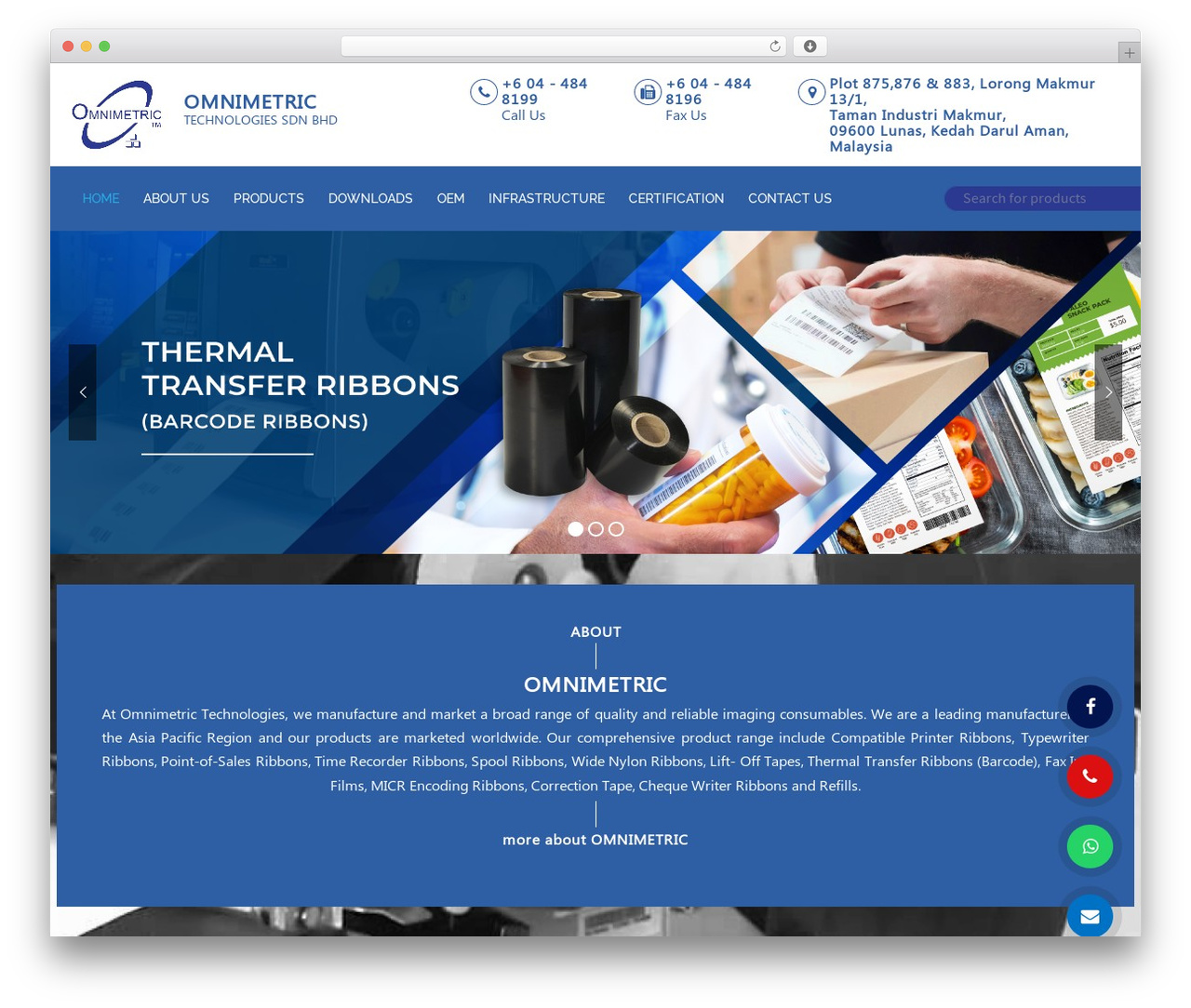 Sydney theme WordPress - omnimetric.com