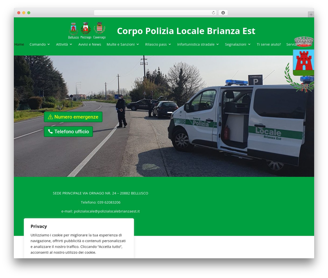 Theme WordPress Divi - polizialocalebrianzaest.it Theme WordPress Divi - polizialocalebrianzaest.it