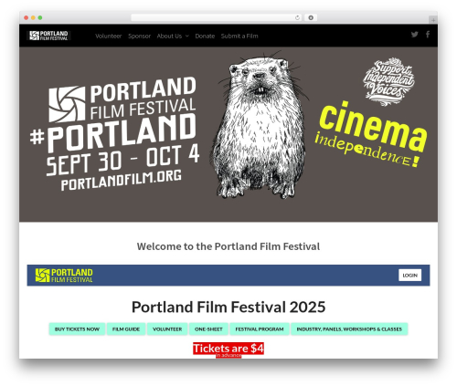 Theme WordPress Altitude - portlandfilm.org