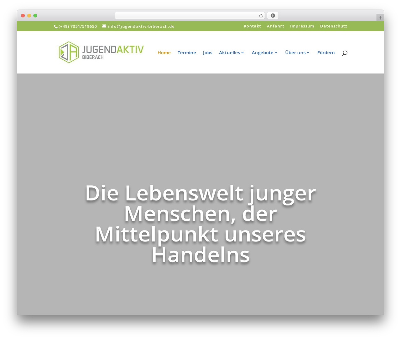 Theme WordPress Divi - jugendaktiv-biberach.de Theme WordPress Divi - jugendaktiv-biberach.de