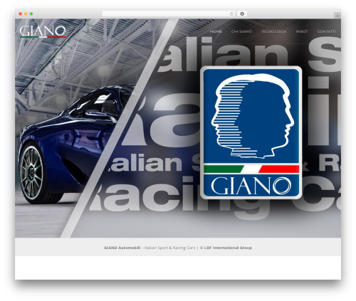 Startup framework WordPress plugin - gianoautomobili.com
