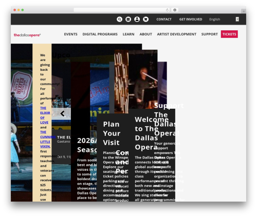 Theme WordPress Genesis - dallasopera.org