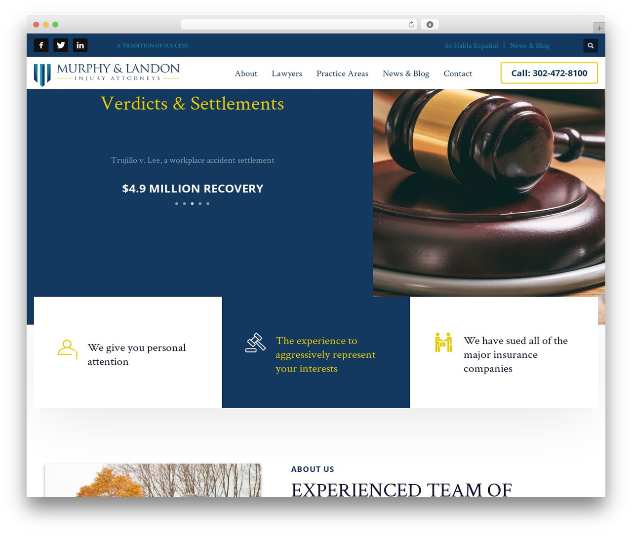 Theme WordPress Kallyas - msllaw.com