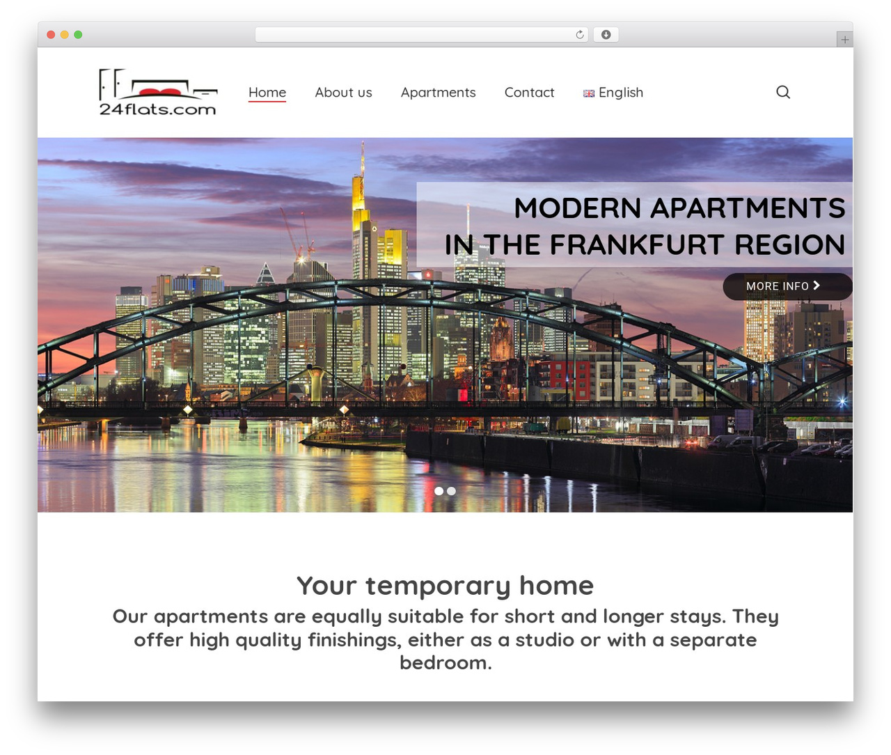 Theme WordPress Salient - 24flats.com