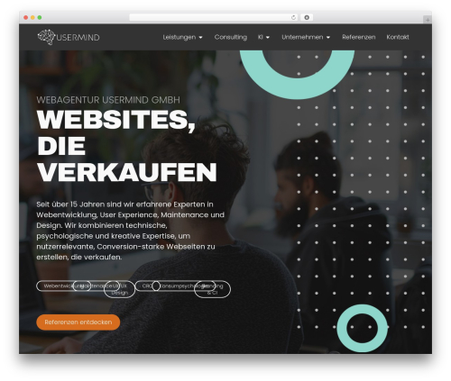 Theme WordPress UserMindTheme - www.user-mind.de